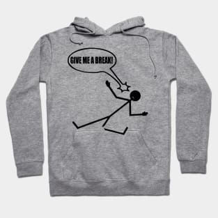 Funny and Humerous Comic Stickman Hoodie